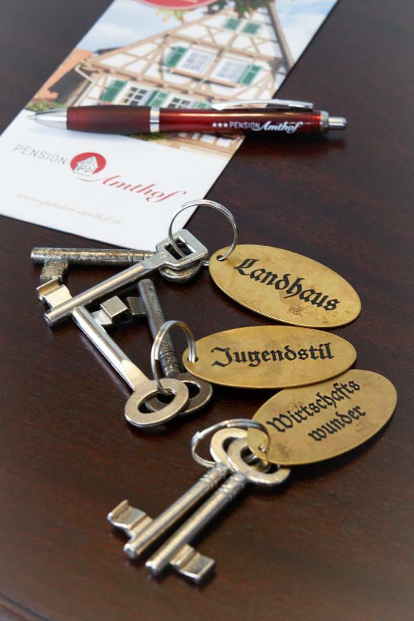 Pension Amthof Oberderdingen Экстерьер фото